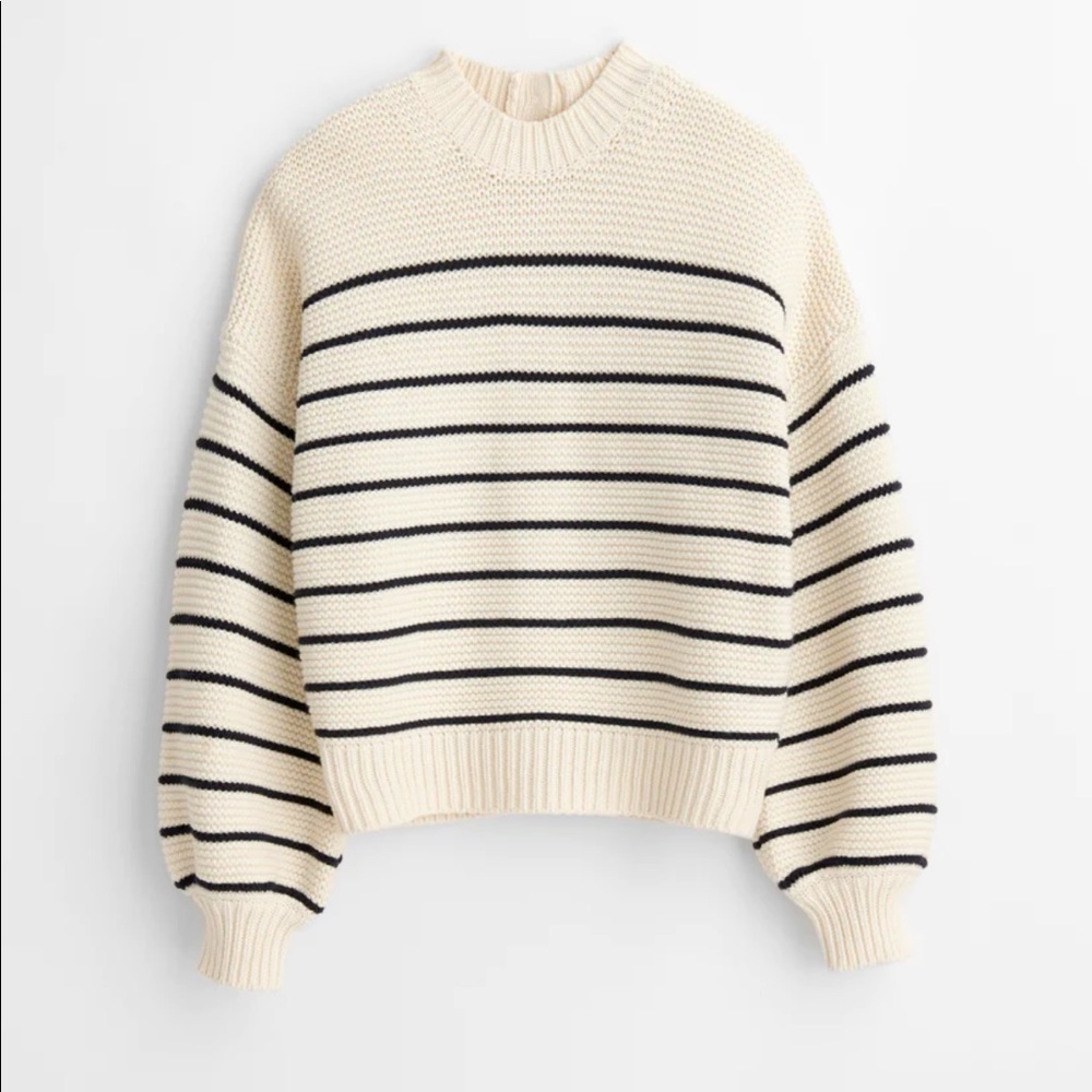ALEX MILL Reversible striped sweater!
